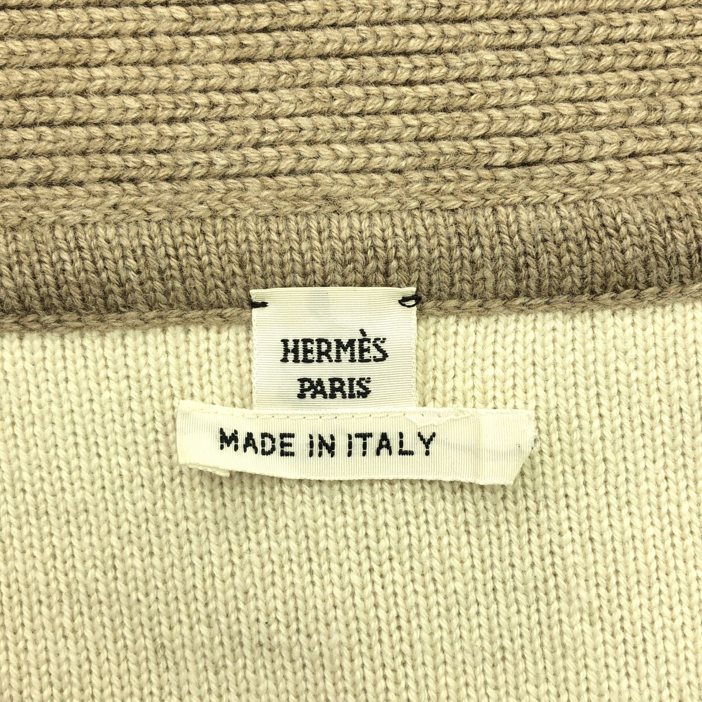 カーディガン カーディガン カシミヤ ベージュ エルメス トップス HERMES