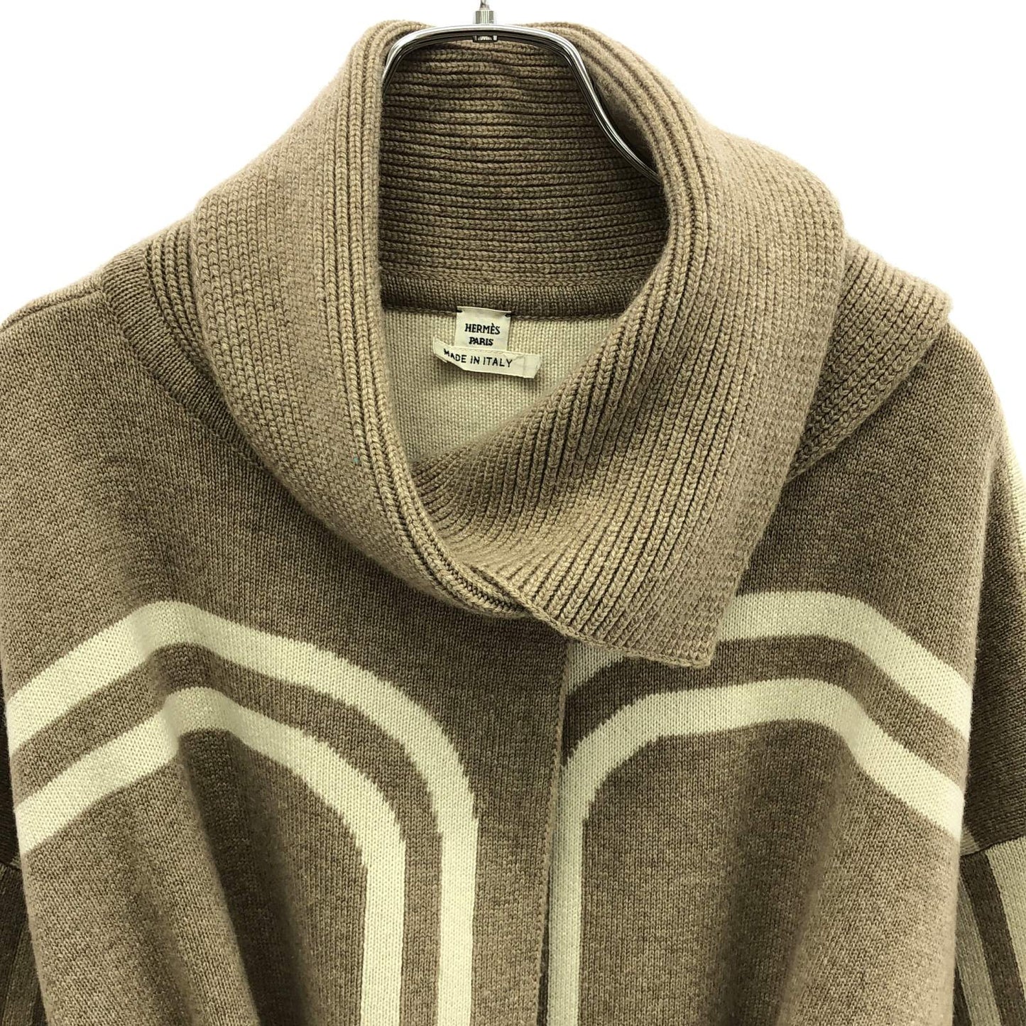 カーディガン カーディガン カシミヤ ベージュ エルメス トップス HERMES