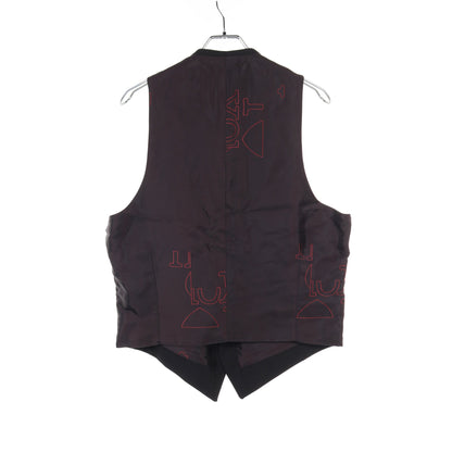 10 corso como seoul ベスト ブラック レッド ラフシモンズ トップス RAF SIMONS