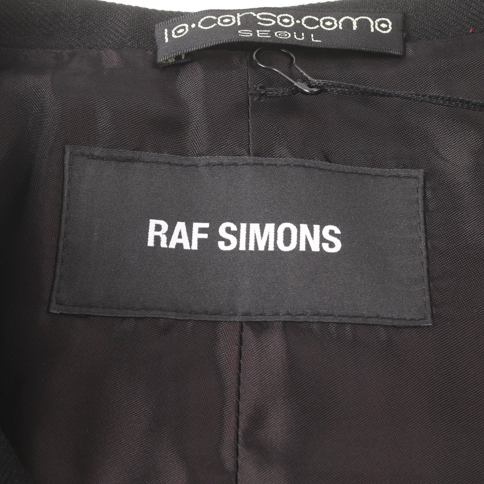 10 corso como seoul ベスト ブラック レッド ラフシモンズ トップス RAF SIMONS