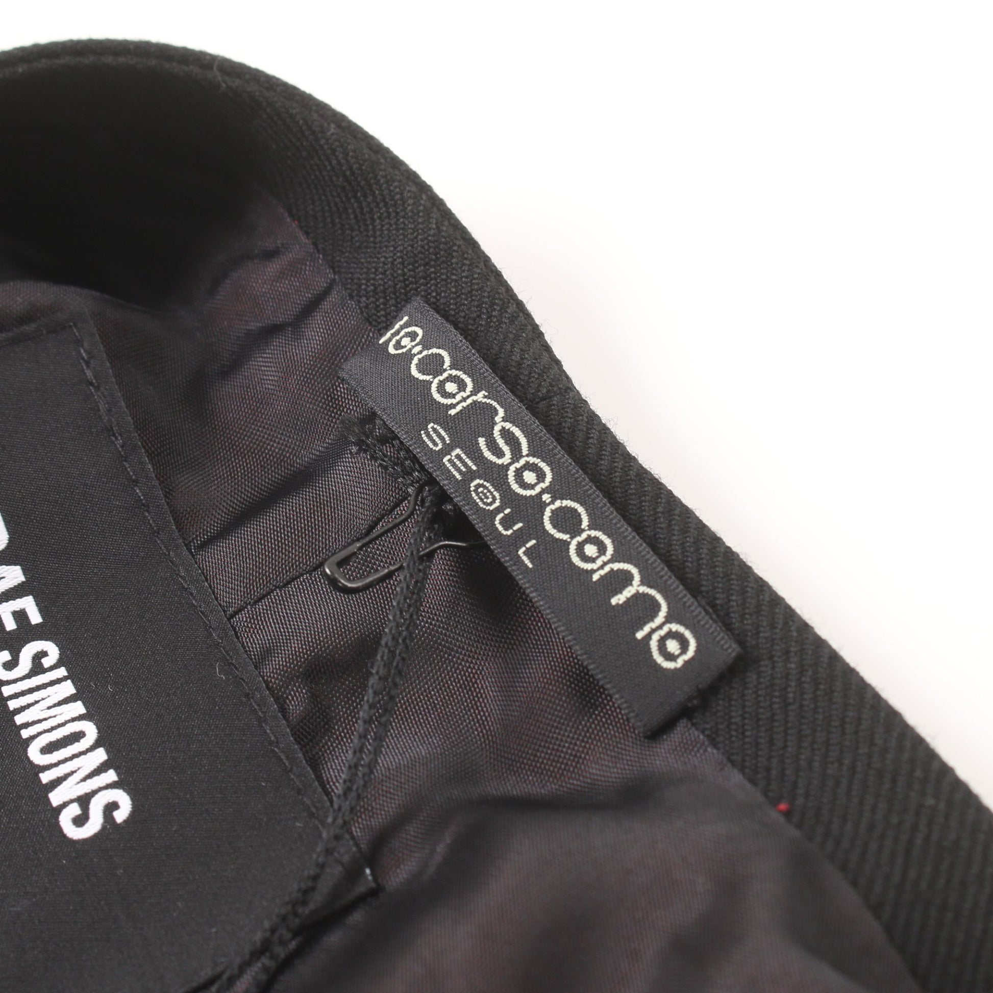 10 corso como seoul ベスト ブラック レッド ラフシモンズ トップス RAF SIMONS