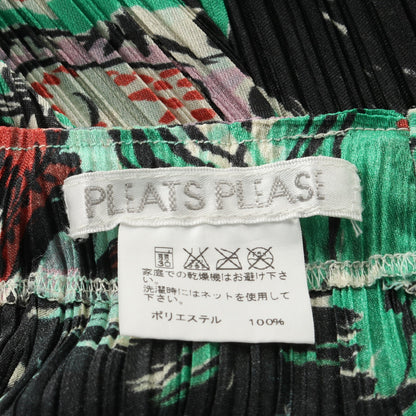 スカート プリーツ 赤ずきん グリーン マルチカラー プリーツプリーズ ボトムス PLEATS PLEASE