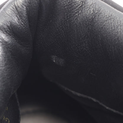 Re-Nylon マクロ ハイトップ ハイカットスニーカー ナイロン レザー ブラック プラダ シューズ PRADA