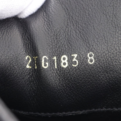 Re-Nylon マクロ ハイトップ ハイカットスニーカー ナイロン レザー ブラック プラダ シューズ PRADA