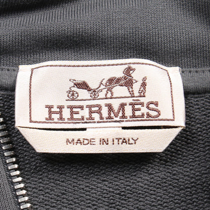 クルードセル プルオーバーパーカー コットン グレー エルメス トップス HERMES