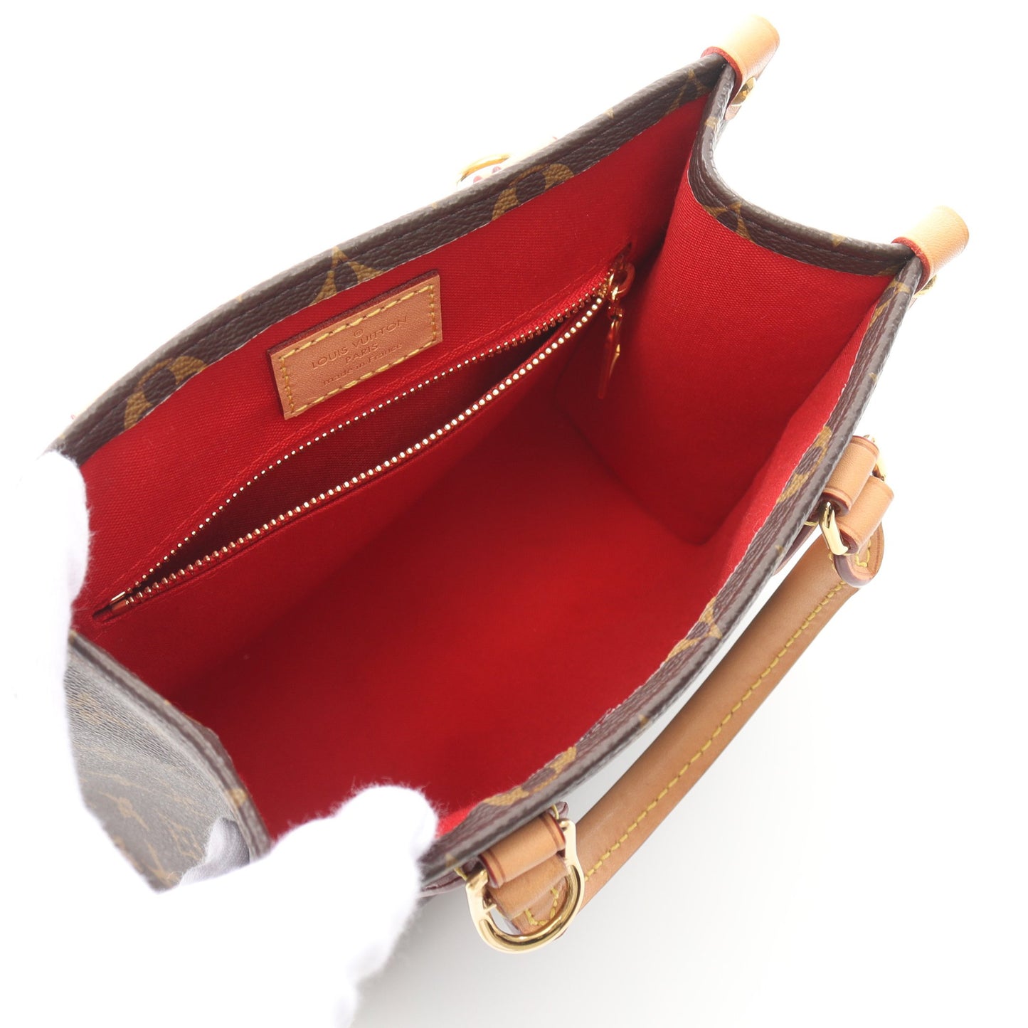 サックプラ BB ハンドバッグ PVC レザー ブラウン 2WAY ルイヴィトン バッグ LOUIS VUITTON