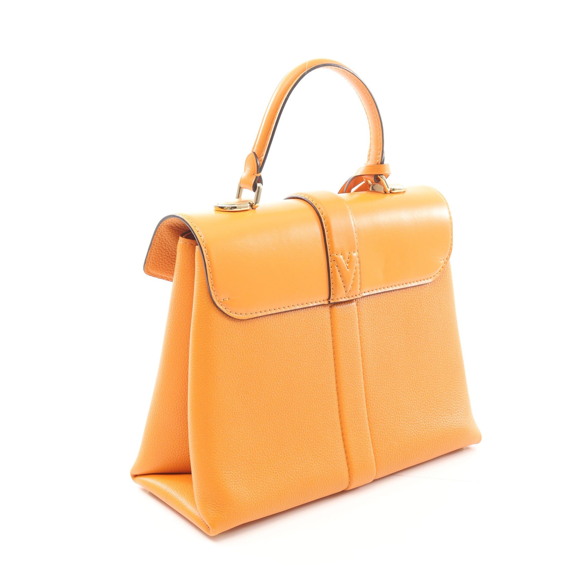 ローズ デ ヴァンPM ハンドバッグ レザー オレンジ 2WAY ルイヴィトン バッグ LOUIS VUITTON