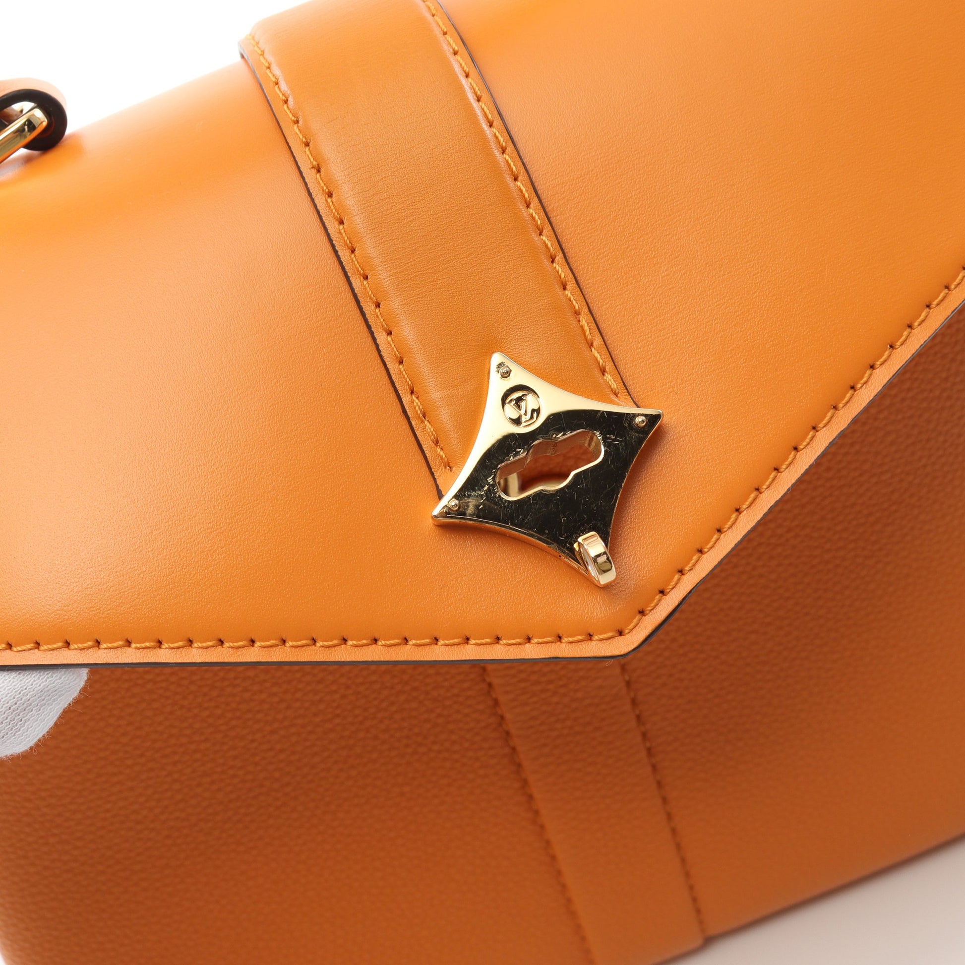 ローズ デ ヴァンPM ハンドバッグ レザー オレンジ 2WAY ルイヴィトン バッグ LOUIS VUITTON