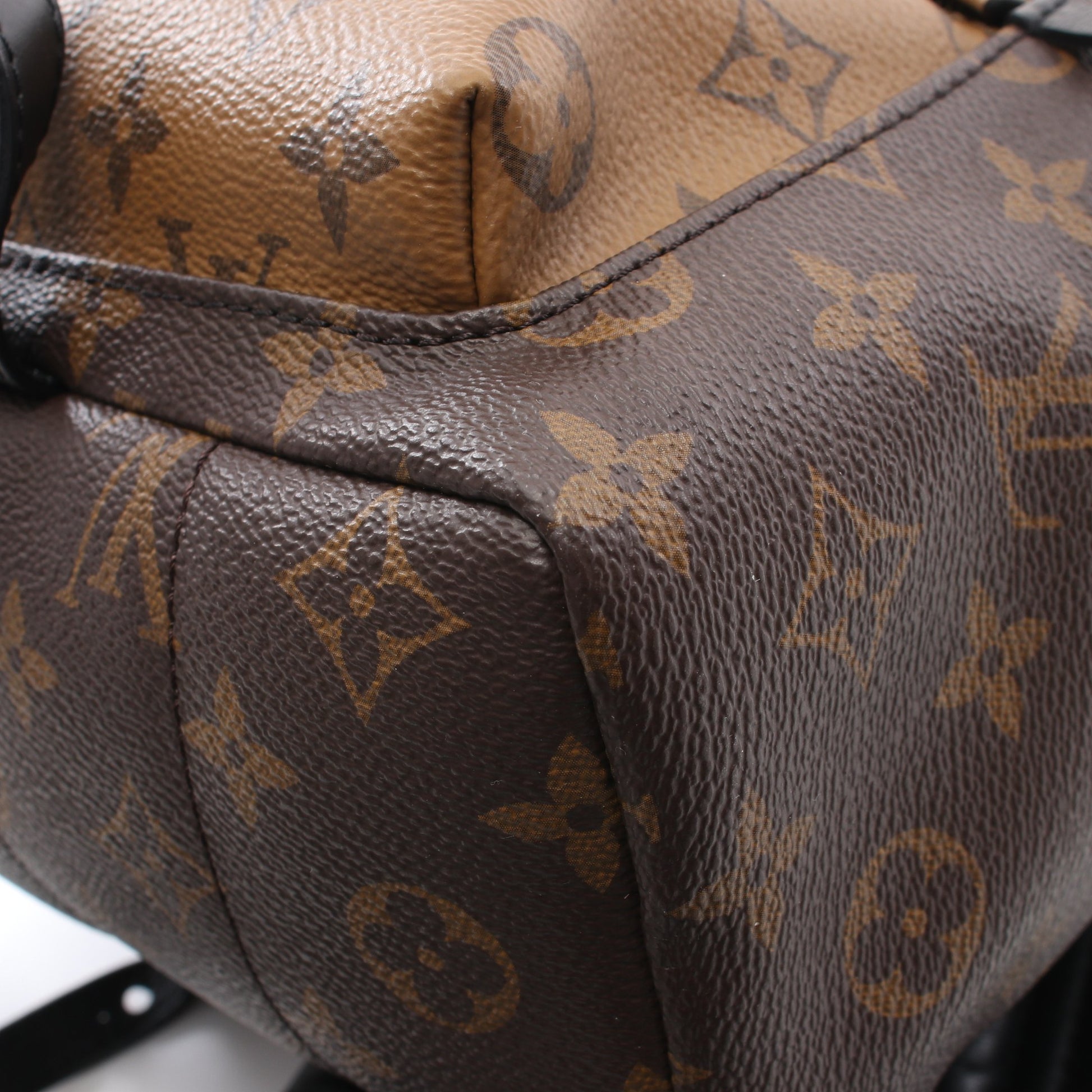パームスプリングス バックパック PM モノグラムリバース リュックサック PVC レザー ブラウン ベージュ ルイヴィトン バッグ LOUIS VUITTON