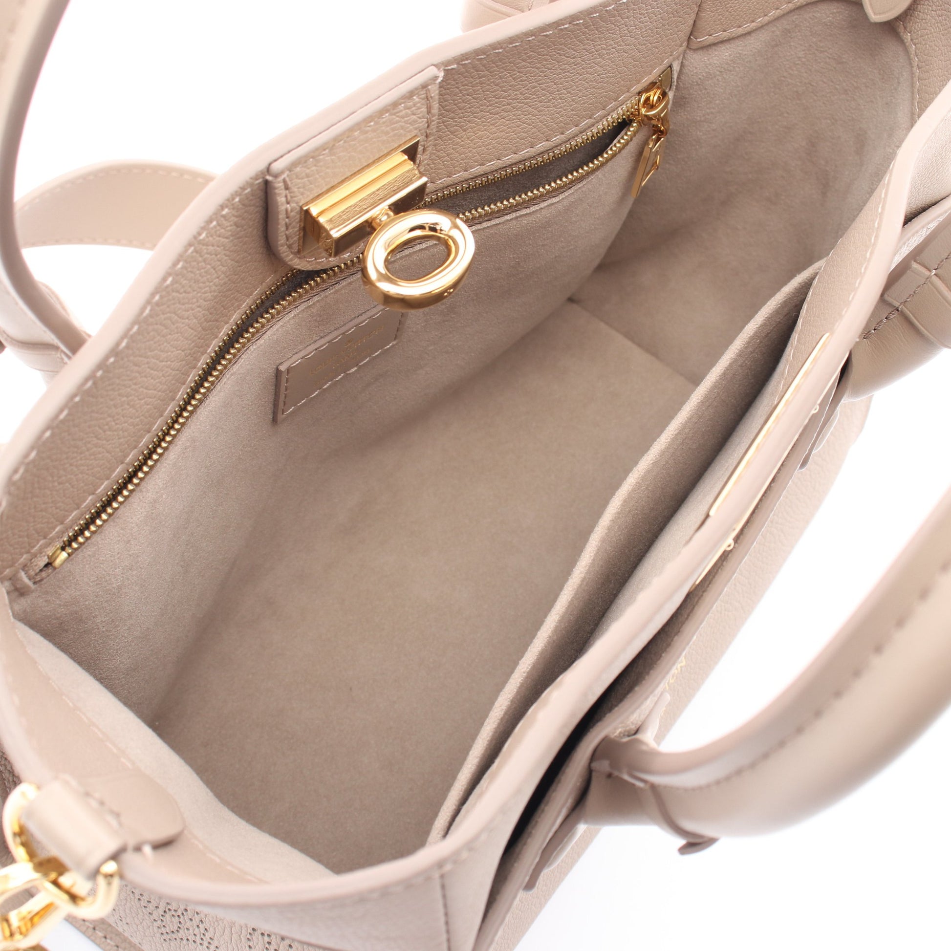 オンマイサイド PM ガレ ハンドバッグ レザー グレーベージュ 2WAY ルイヴィトン バッグ LOUIS VUITTON
