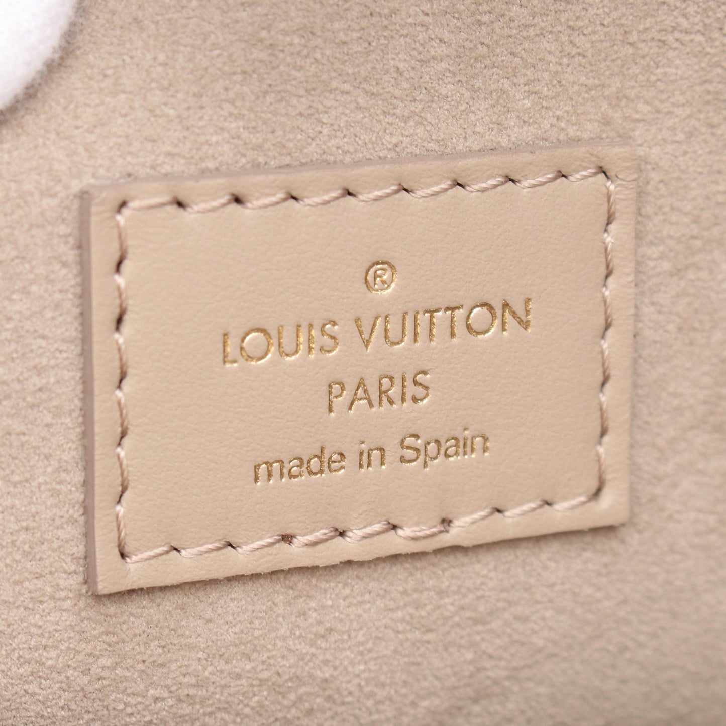 オンマイサイド PM ガレ ハンドバッグ レザー グレーベージュ 2WAY ルイヴィトン バッグ LOUIS VUITTON