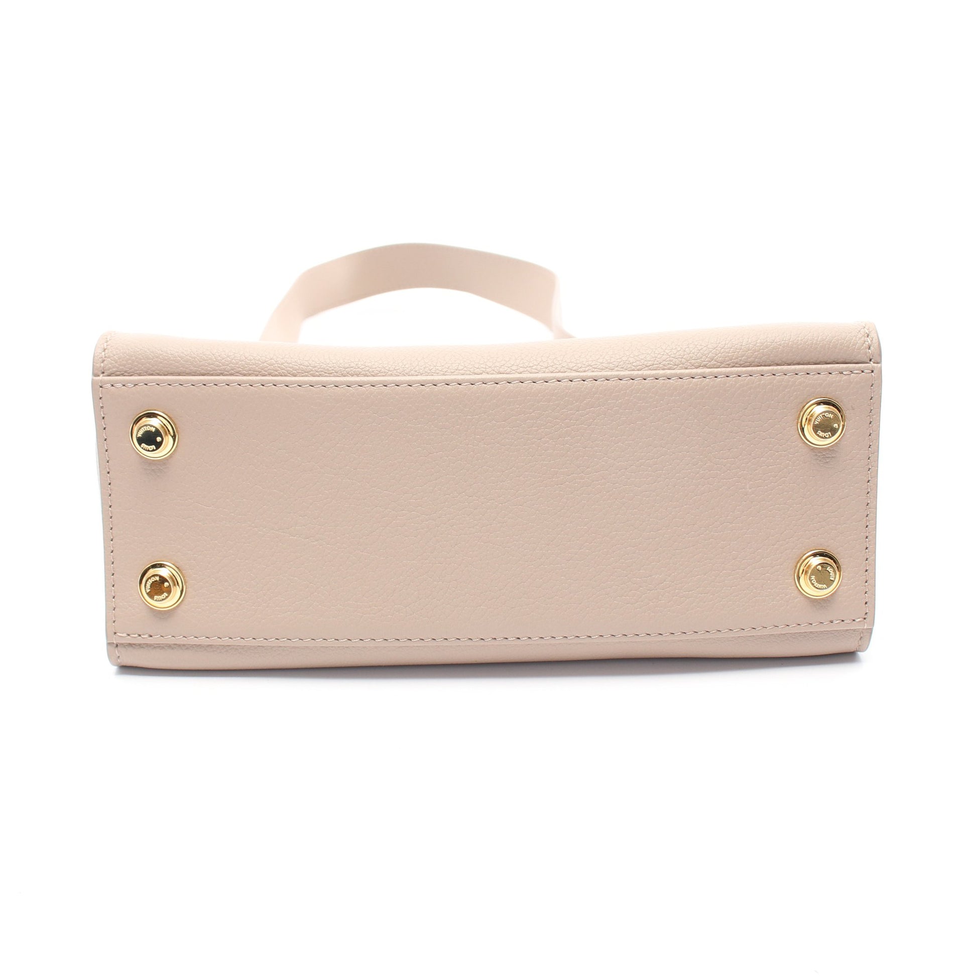 オンマイサイド PM ガレ ハンドバッグ レザー グレーベージュ 2WAY ルイヴィトン バッグ LOUIS VUITTON