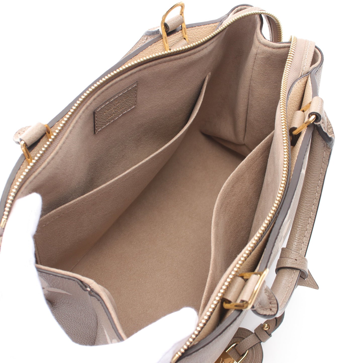 プティ パレPM モノグラムアンプラント トゥルトレール クレーム ハンドバッグ レザー グレーベージュ 2WAY ルイヴィトン バッグ LOUIS VUITTON