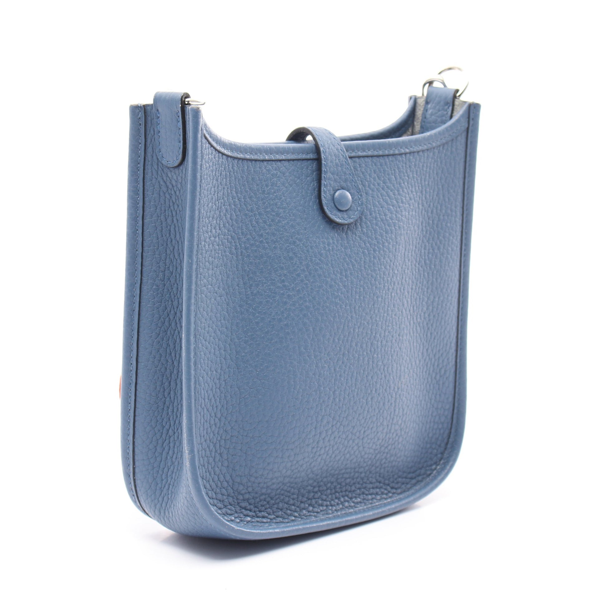 エヴリンTPM アマゾン ブルーアガット ショルダーバッグ トリヨンクレマンス ブルー シルバー金具 X刻印 エルメス バッグ HERMES