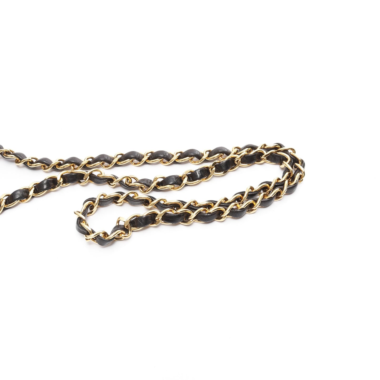 マトラッセ ダイアナフラップ チェーンショルダーバッグ ラムスキン ブラック ゴールド金具 シャネル バッグ CHANEL
