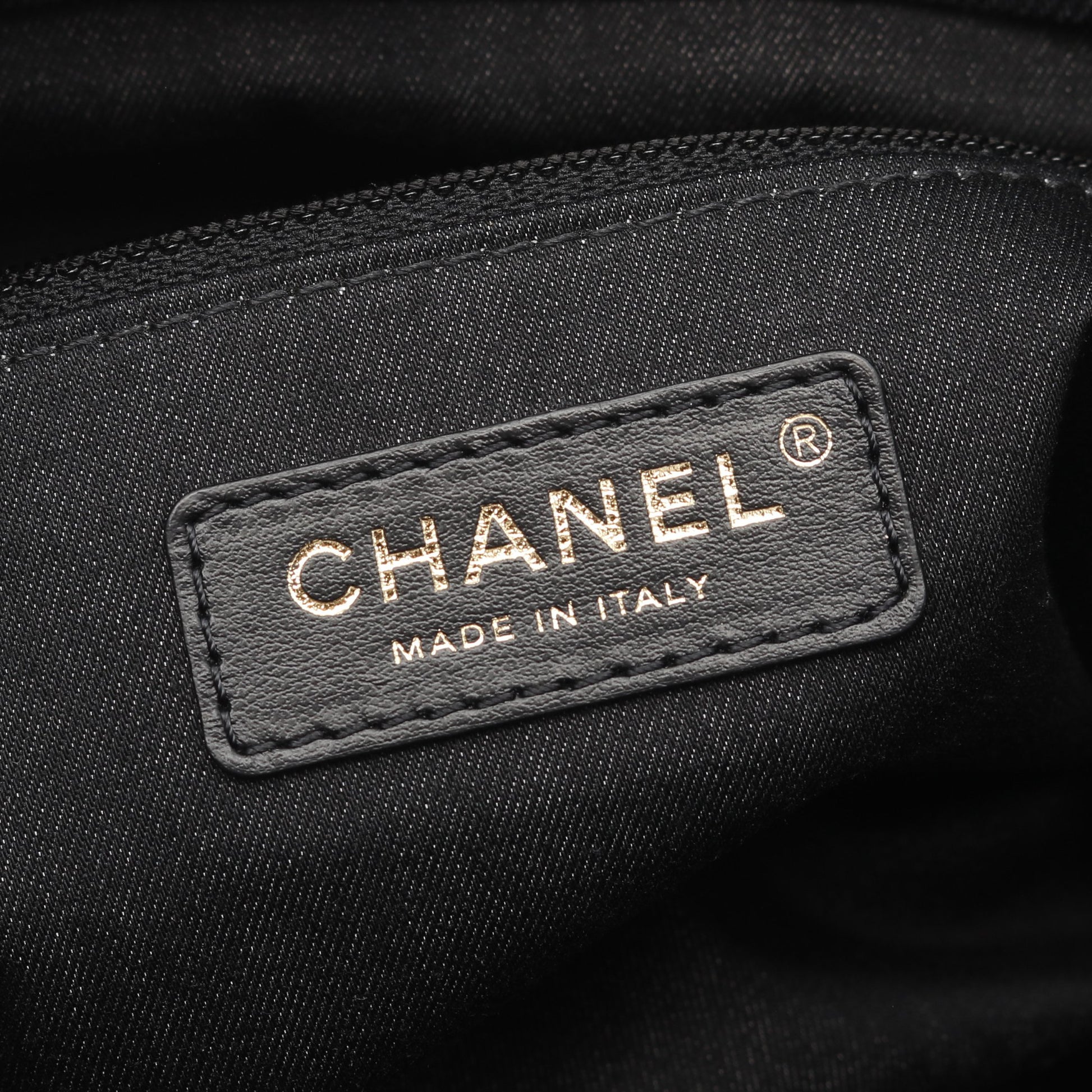 マトラッセ ホーボー ショルダーバッグ デニム ブラック マルチカラー ゴールド金具 シャネル バッグ CHANEL