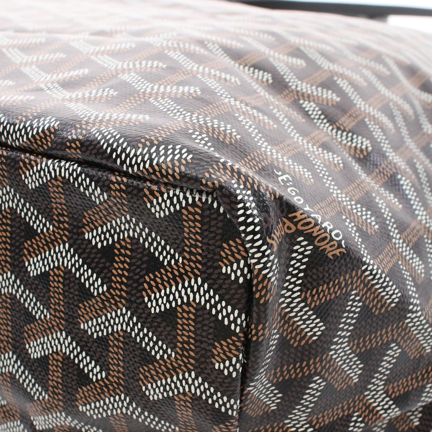 サンルイPM ハンドバッグ トートバッグ コーティングキャンバス レザー ブラック マルチカラー ゴヤール バッグ GOYARD
