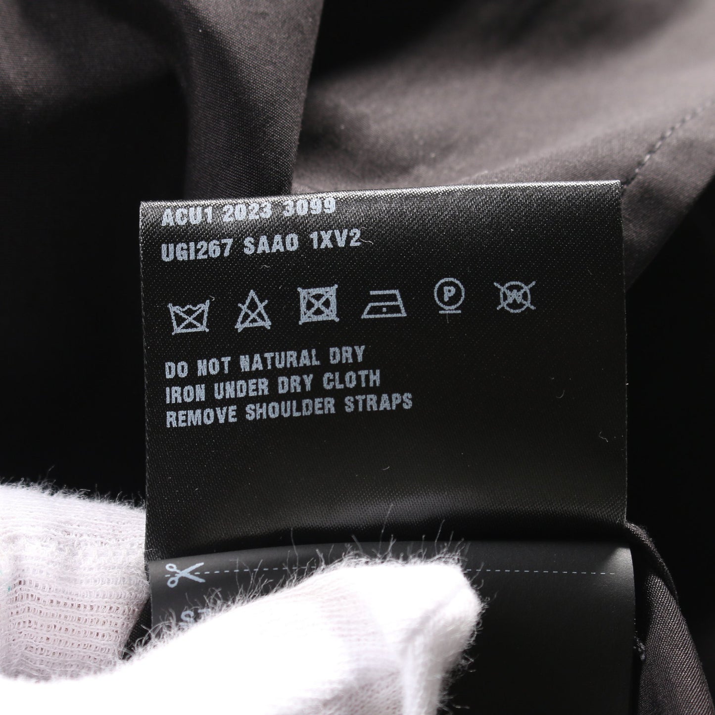 シングルブレスト シャツ コットン ブラック プラダ トップス PRADA