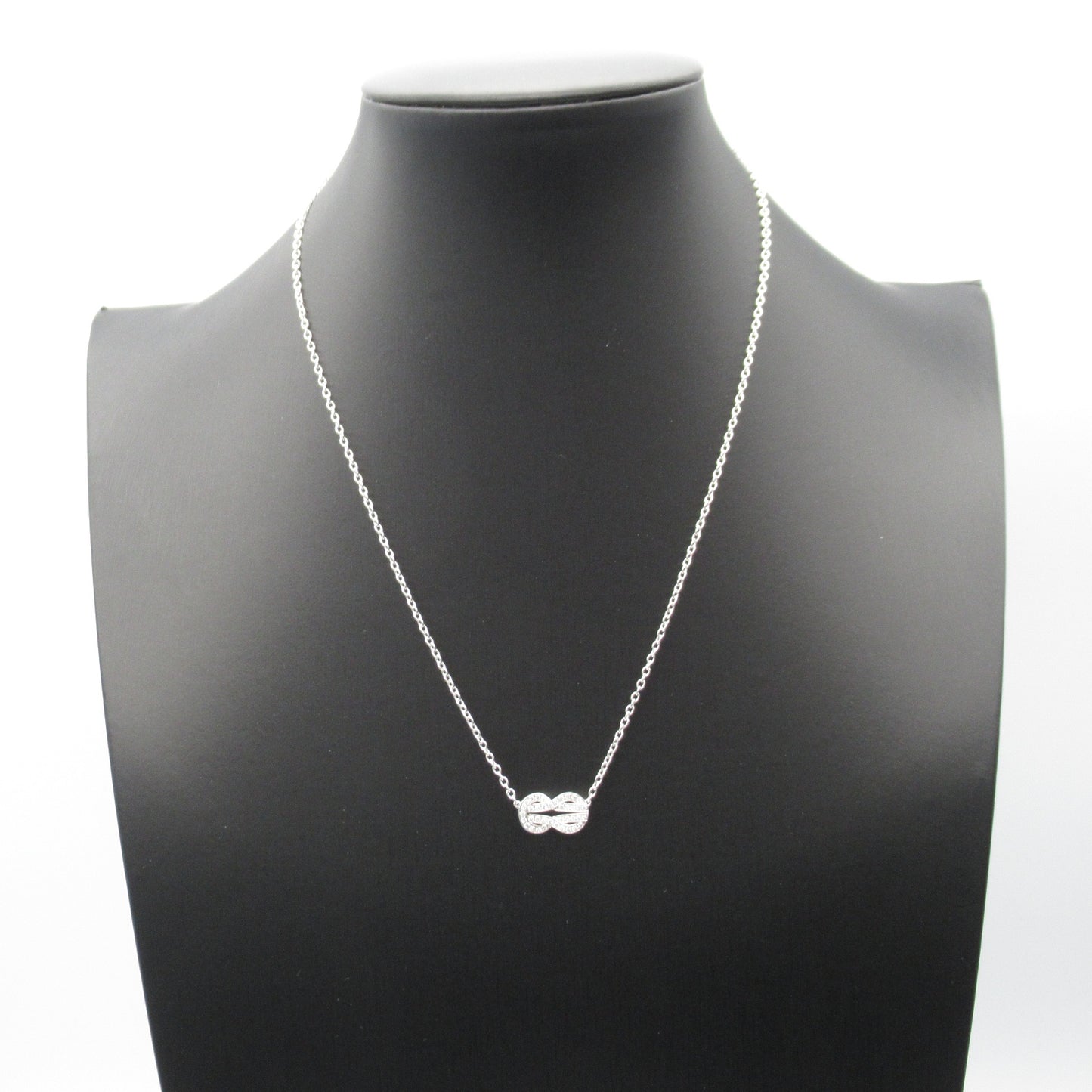 シャンス アンフィニ ダイヤネックレス ネックレス K18WG（ホワイトゴールド） ダイヤモンド クリア フレッド アクセサリー FRED