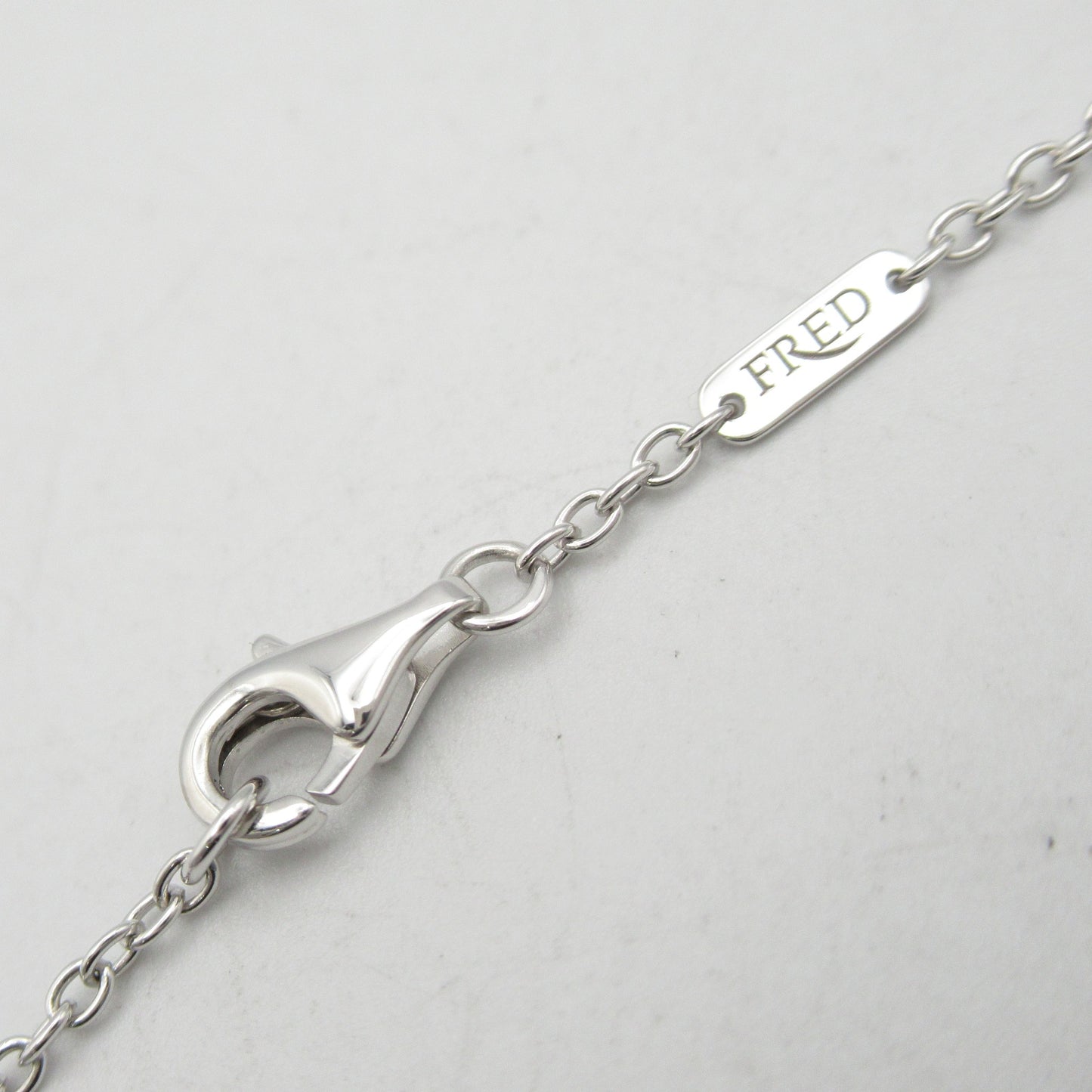 シャンス アンフィニ ダイヤネックレス ネックレス K18WG（ホワイトゴールド） ダイヤモンド クリア フレッド アクセサリー FRED