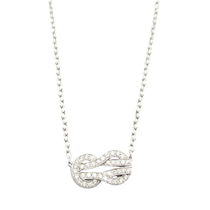 シャンス アンフィニ ダイヤネックレス ネックレス K18WG（ホワイトゴールド） ダイヤモンド クリア フレッド アクセサリー FRED