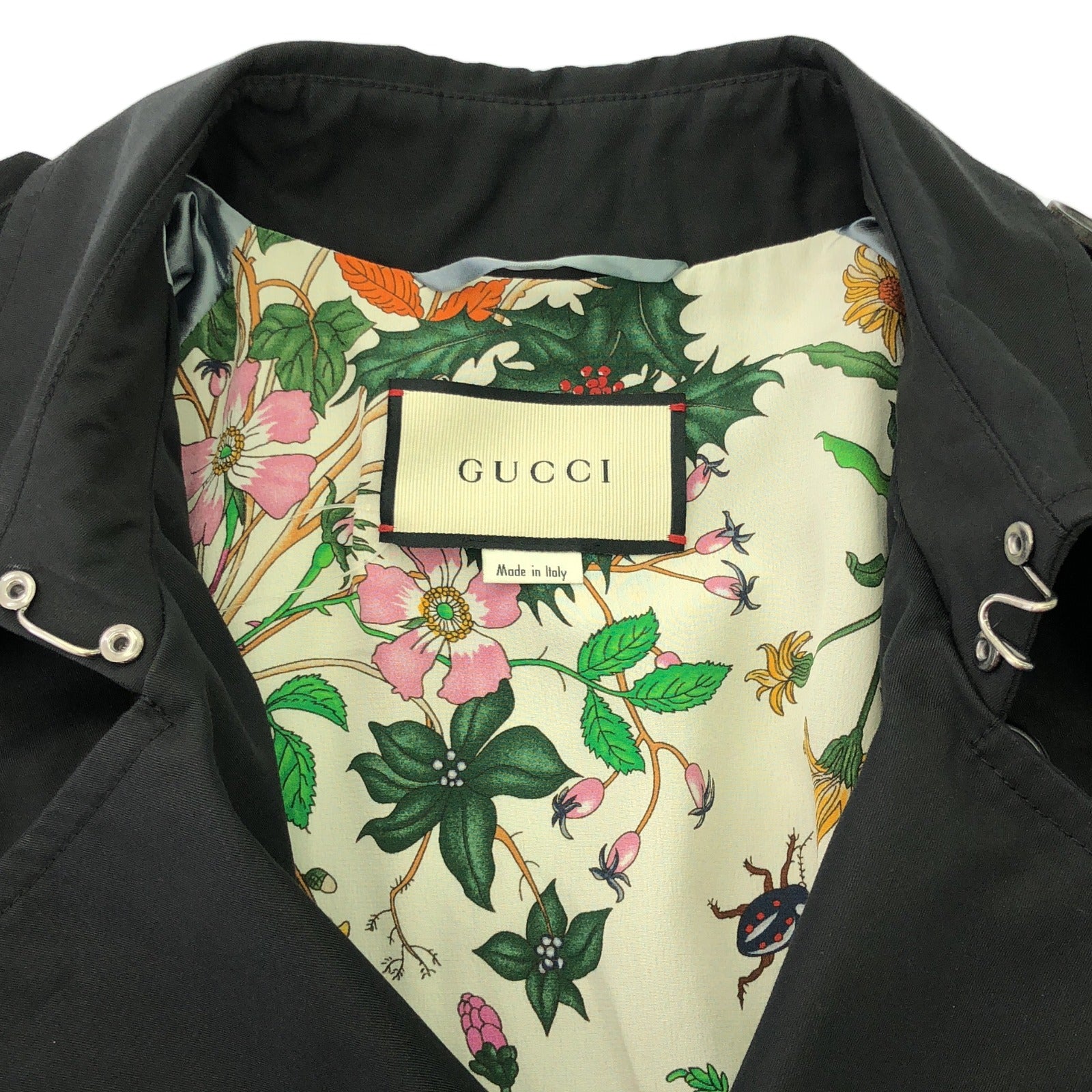 トレンチコート トレンチコート コットン ブラック グッチ – RECLO