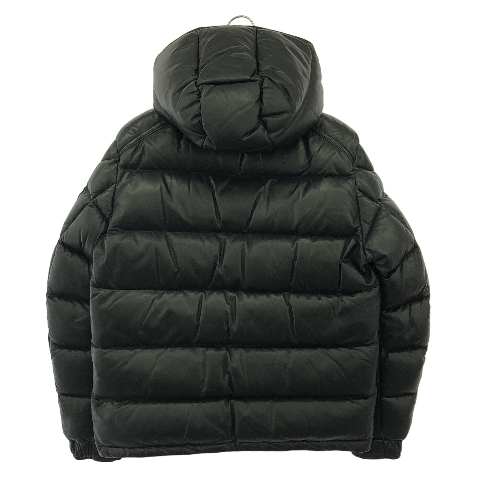 ダウンジャケット ダウンジャケット レザー ブラック モンクレール アウター MONCLER