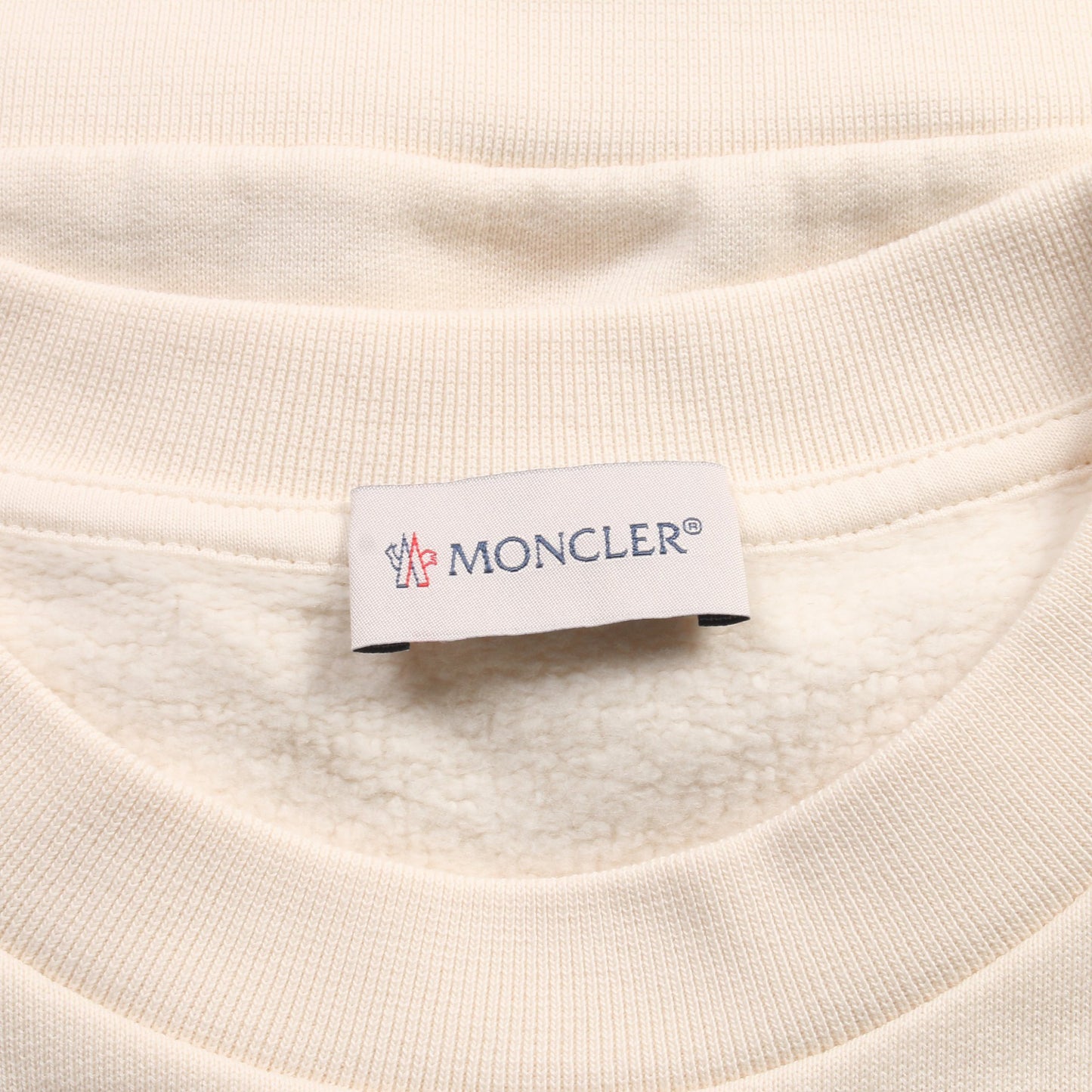 スウェットシャツ コットン オフホワイト モンクレール トップス MONCLER