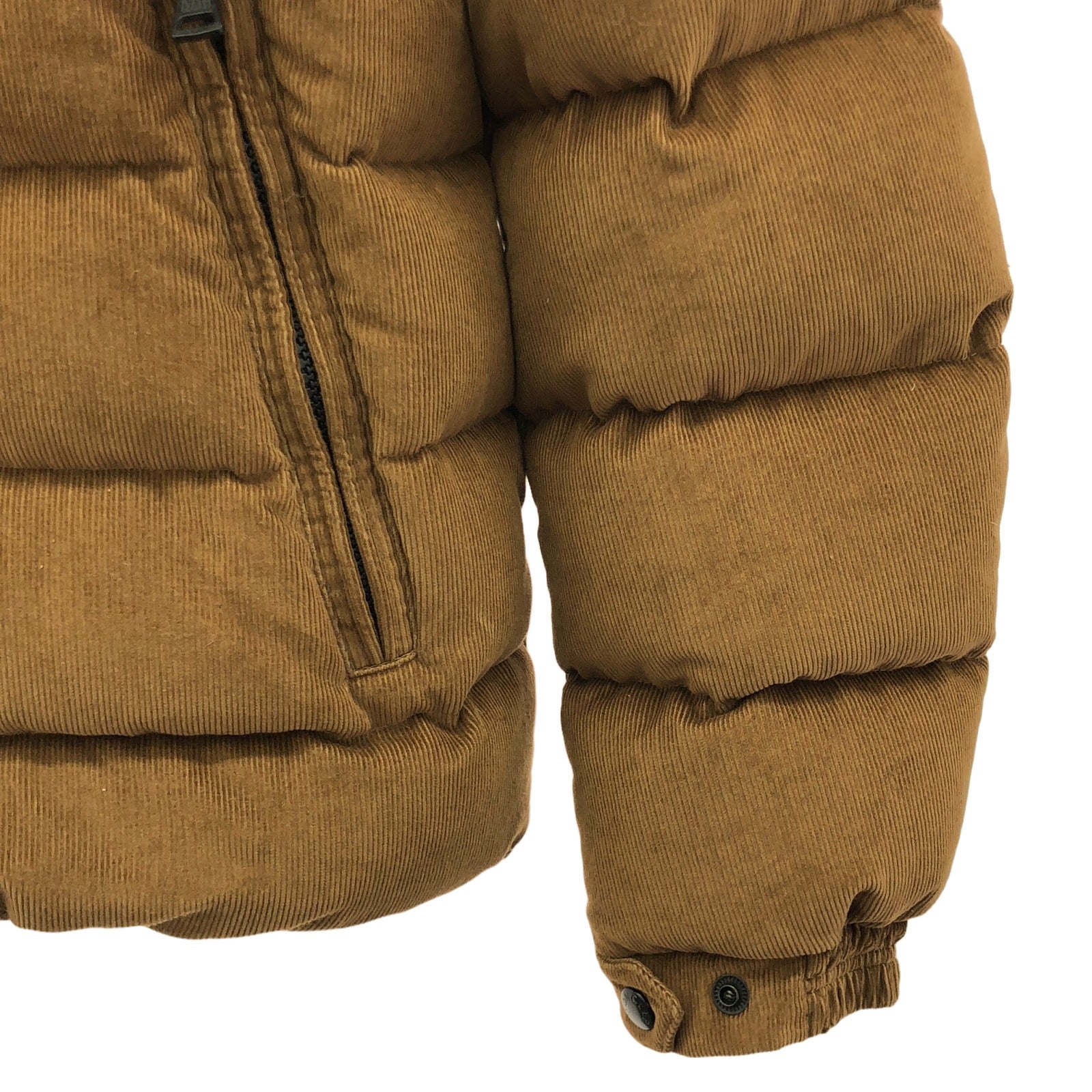 RIVAS コーデュロイ ダウンジャケット ブラウン ダウンジャケット