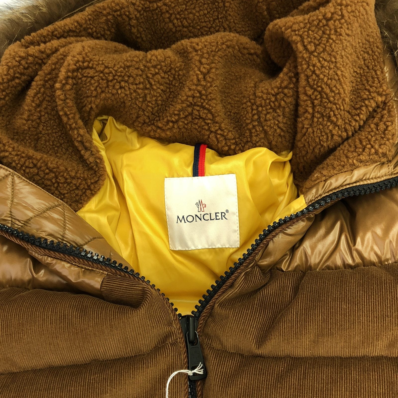 RIVAS コーデュロイ ダウンジャケット ブラウン ダウンジャケット