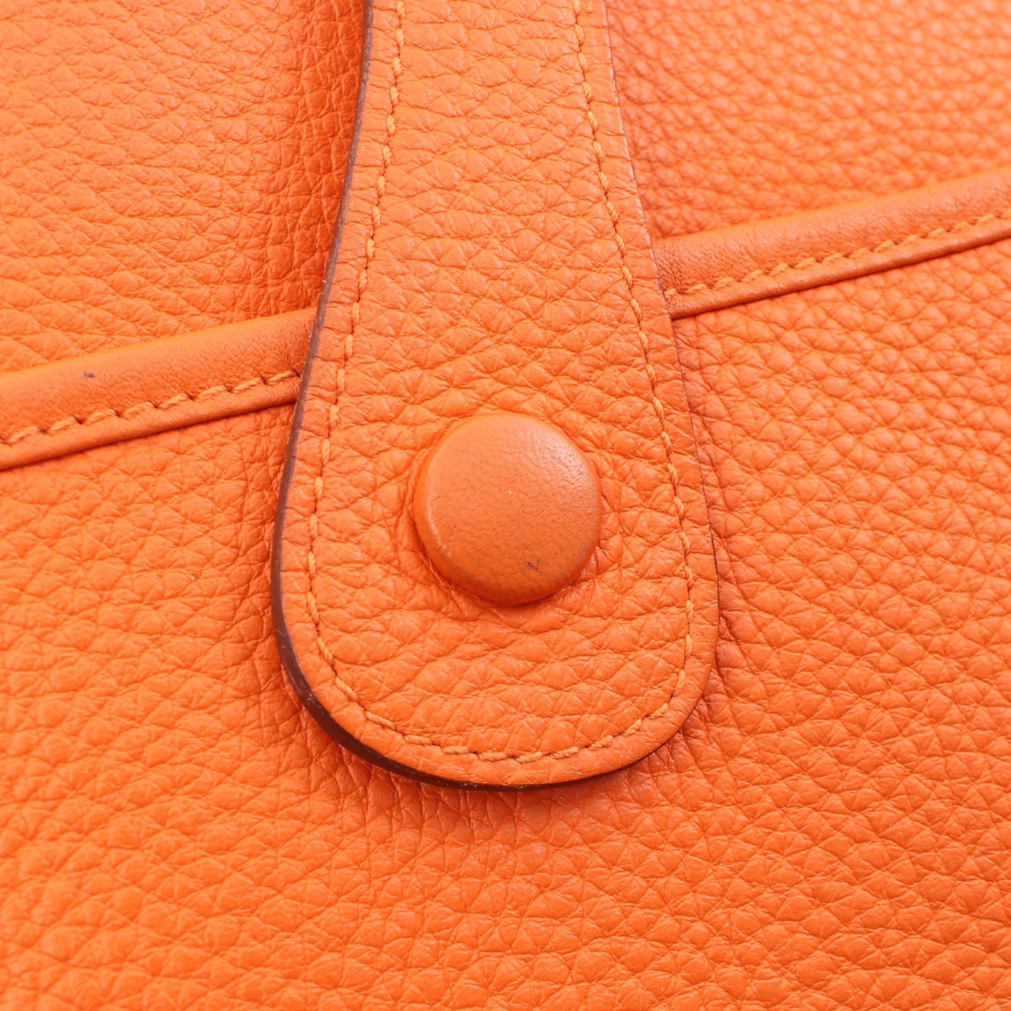 エヴリン 3 トロワ GM ショルダーバッグ トリヨンクレマンス オレンジ シルバー金具 X刻印 エルメス バッグ HERMES