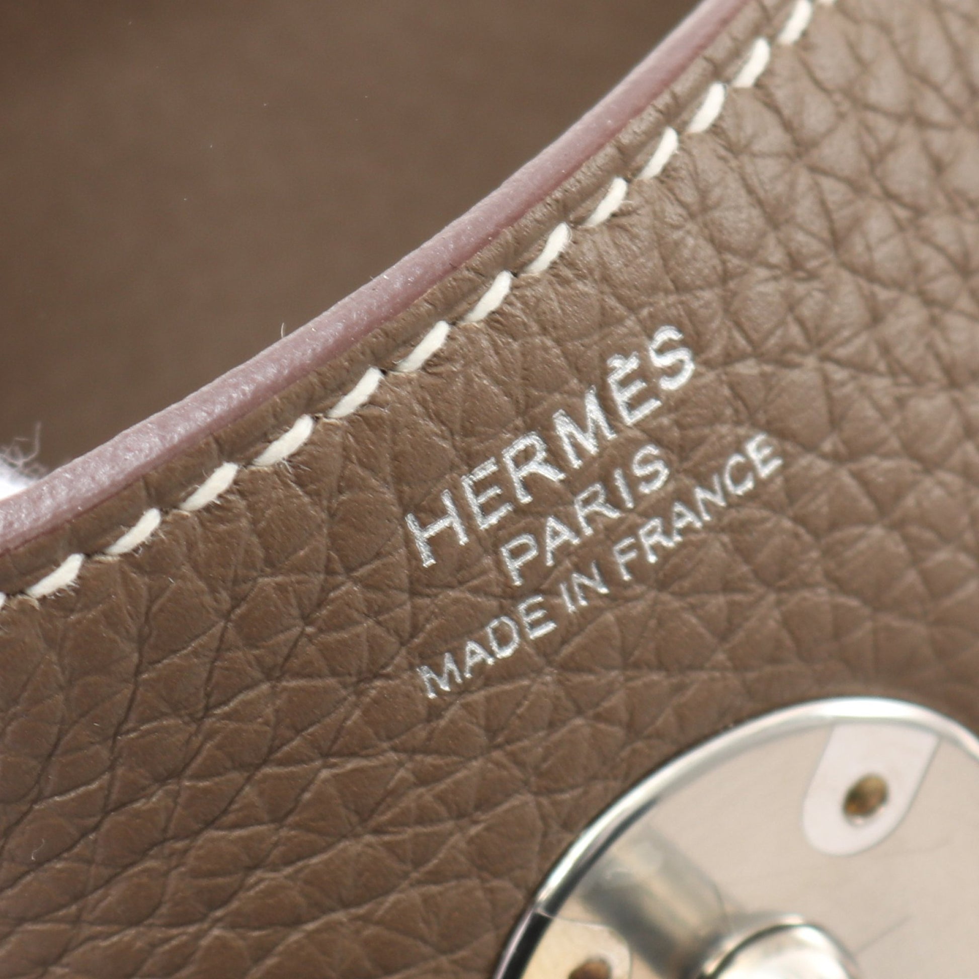 リンディ26 エトゥープ ショルダーバッグ トリヨンクレマンス グレーブラウン シルバー金具 Z刻印 エルメス バッグ HERMES