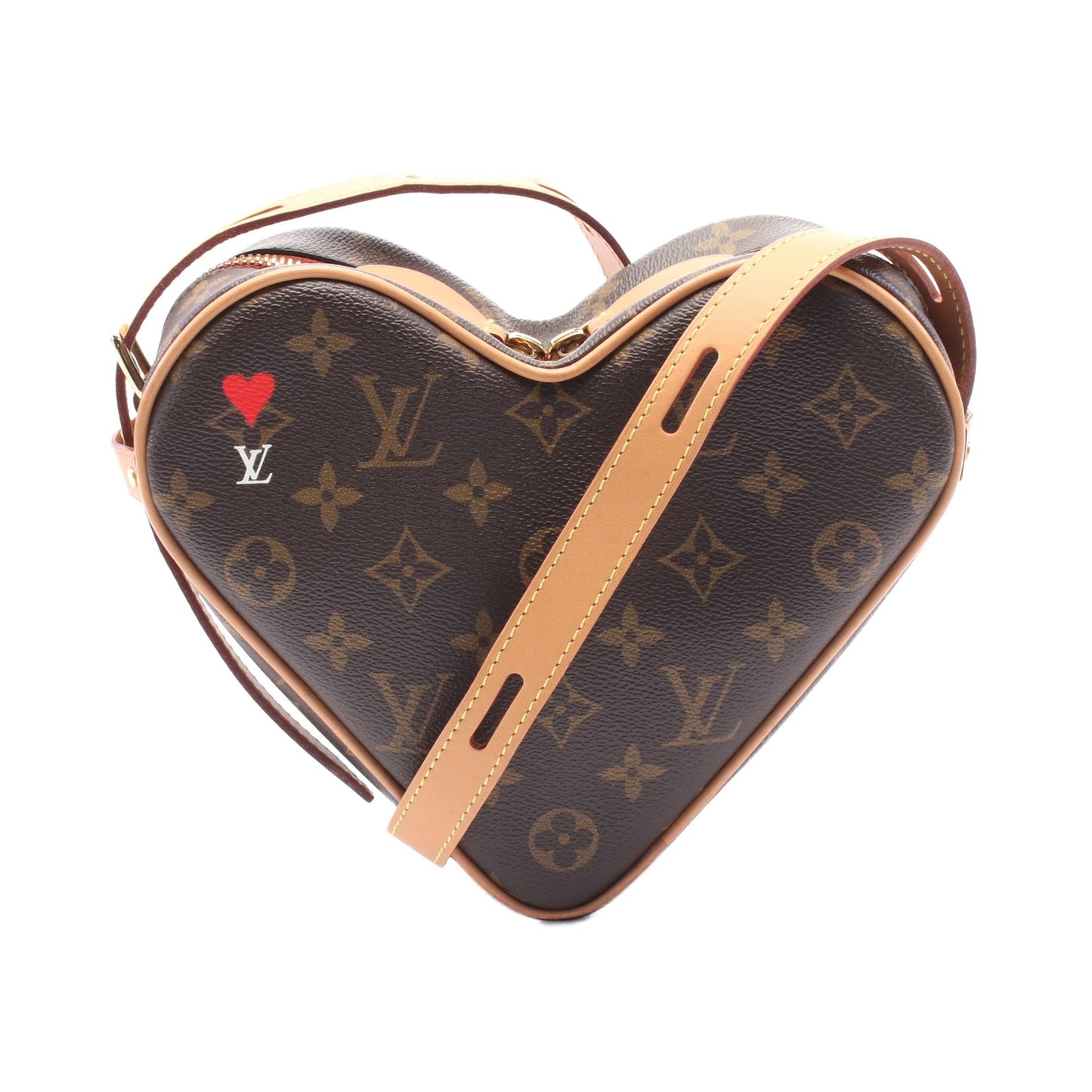 サック クール モノグラム ショルダーバッグ PVC レザー ブラウン ルイヴィトン バッグ LOUIS VUITTON
