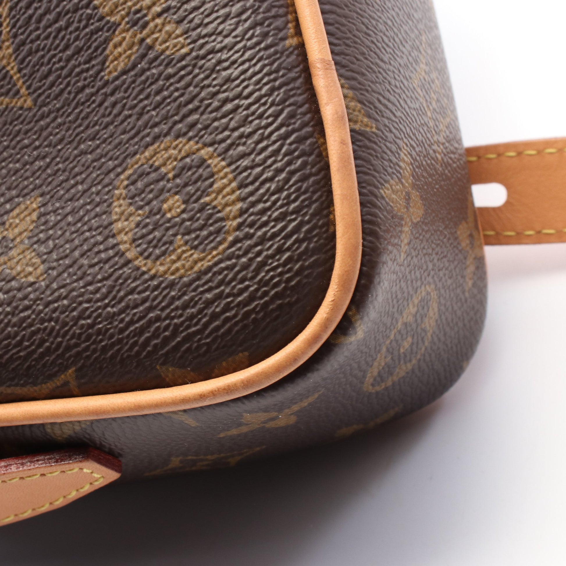 サック クール モノグラム ショルダーバッグ PVC レザー ブラウン ルイヴィトン バッグ LOUIS VUITTON