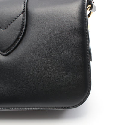 LV PONT9 LVポンヌフ ノワール ショルダーバッグ レザー ブラック ルイヴィトン バッグ LOUIS VUITTON