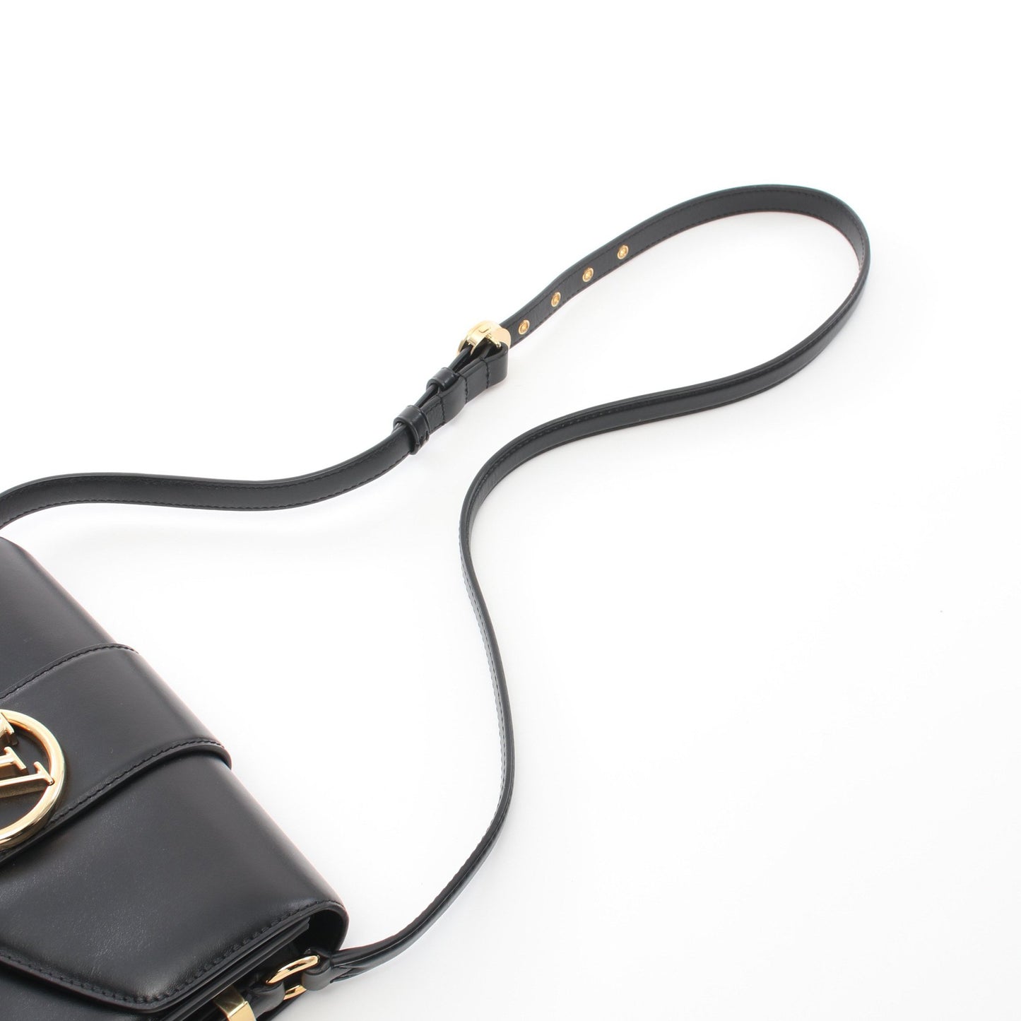 LV PONT9 LVポンヌフ ノワール ショルダーバッグ レザー ブラック ルイヴィトン バッグ LOUIS VUITTON