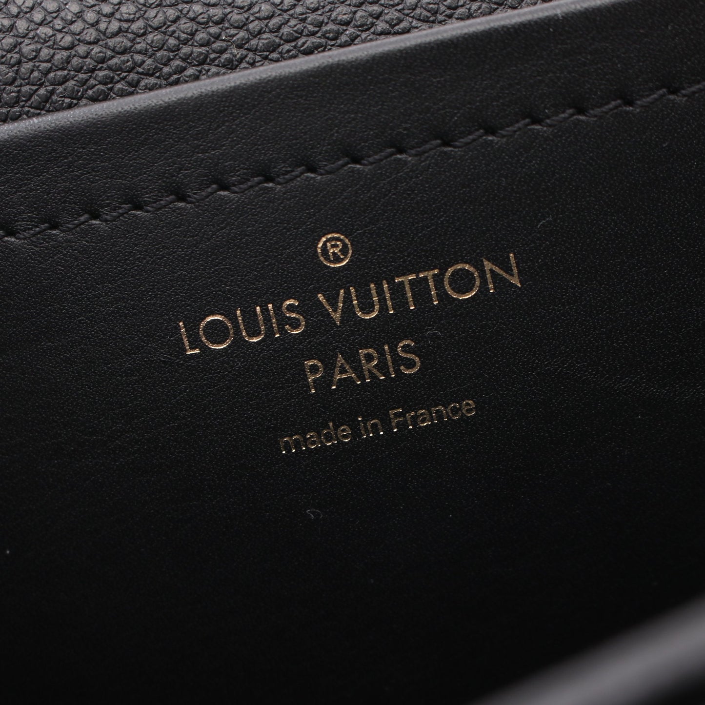 マルソー モノグラムアンプラント ノワール チェーンショルダーバッグ レザー ブラック ルイヴィトン バッグ LOUIS VUITTON