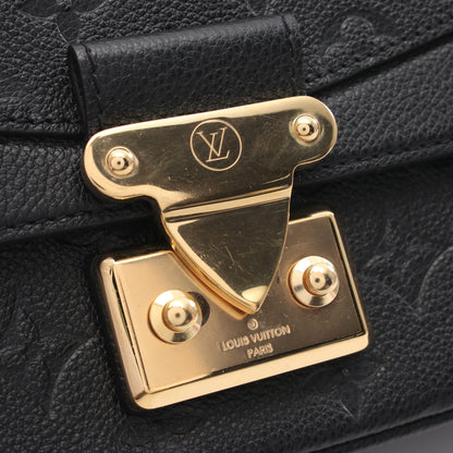 マルソー モノグラムアンプラント ノワール チェーンショルダーバッグ レザー ブラック ルイヴィトン バッグ LOUIS VUITTON