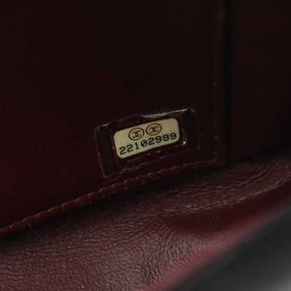 ココマーク キルティング フラップバッグ チェーンショルダーバッグ レザー ブラック アンティークゴールド金具 シャネル バッグ CHANEL