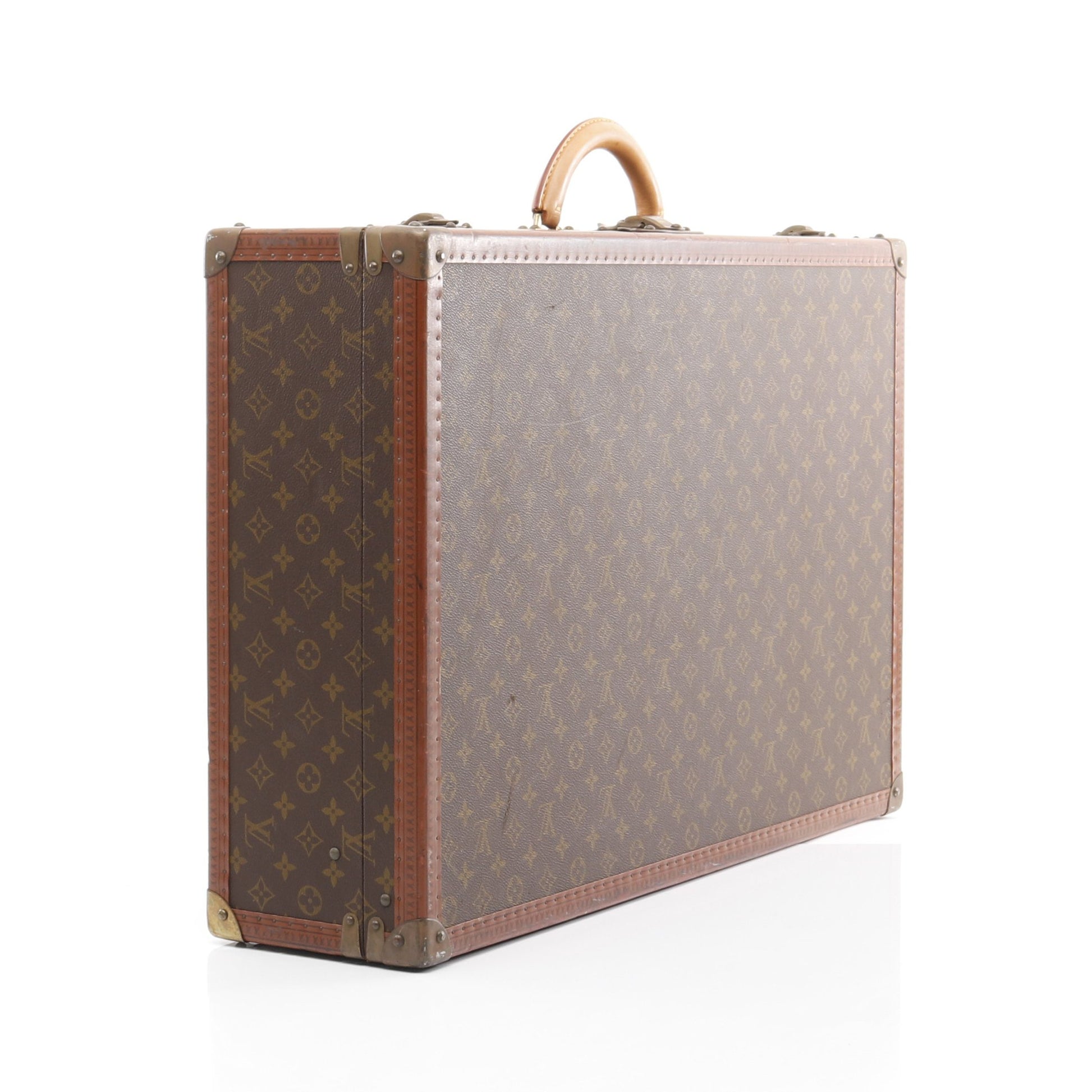 ビステン 70 モノグラム トランク スーツケース PVC レザー ブラウン ルイヴィトン バッグ LOUIS VUITTON