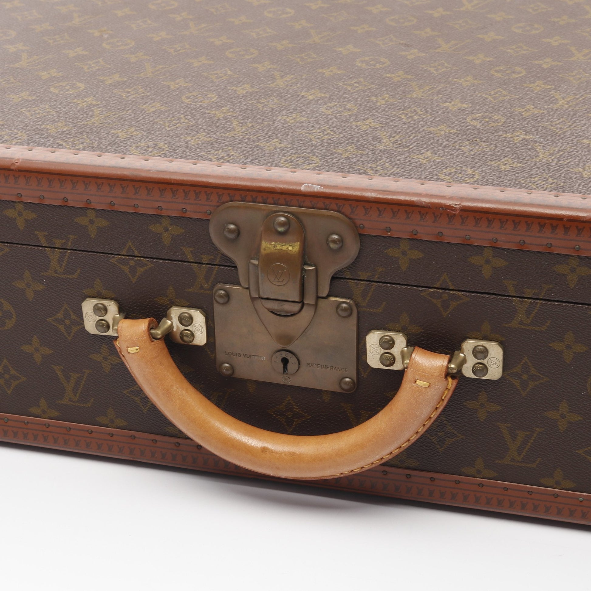 ビステン 70 モノグラム トランク スーツケース PVC レザー ブラウン ルイヴィトン バッグ LOUIS VUITTON