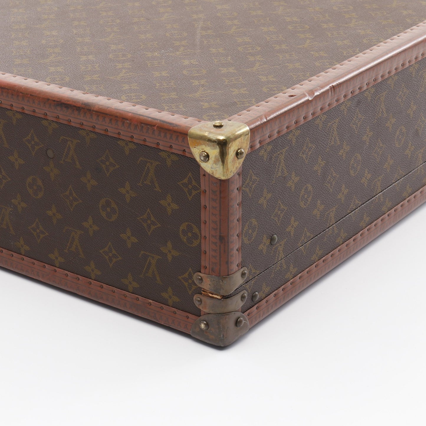 ビステン 70 モノグラム トランク スーツケース PVC レザー ブラウン ルイヴィトン バッグ LOUIS VUITTON