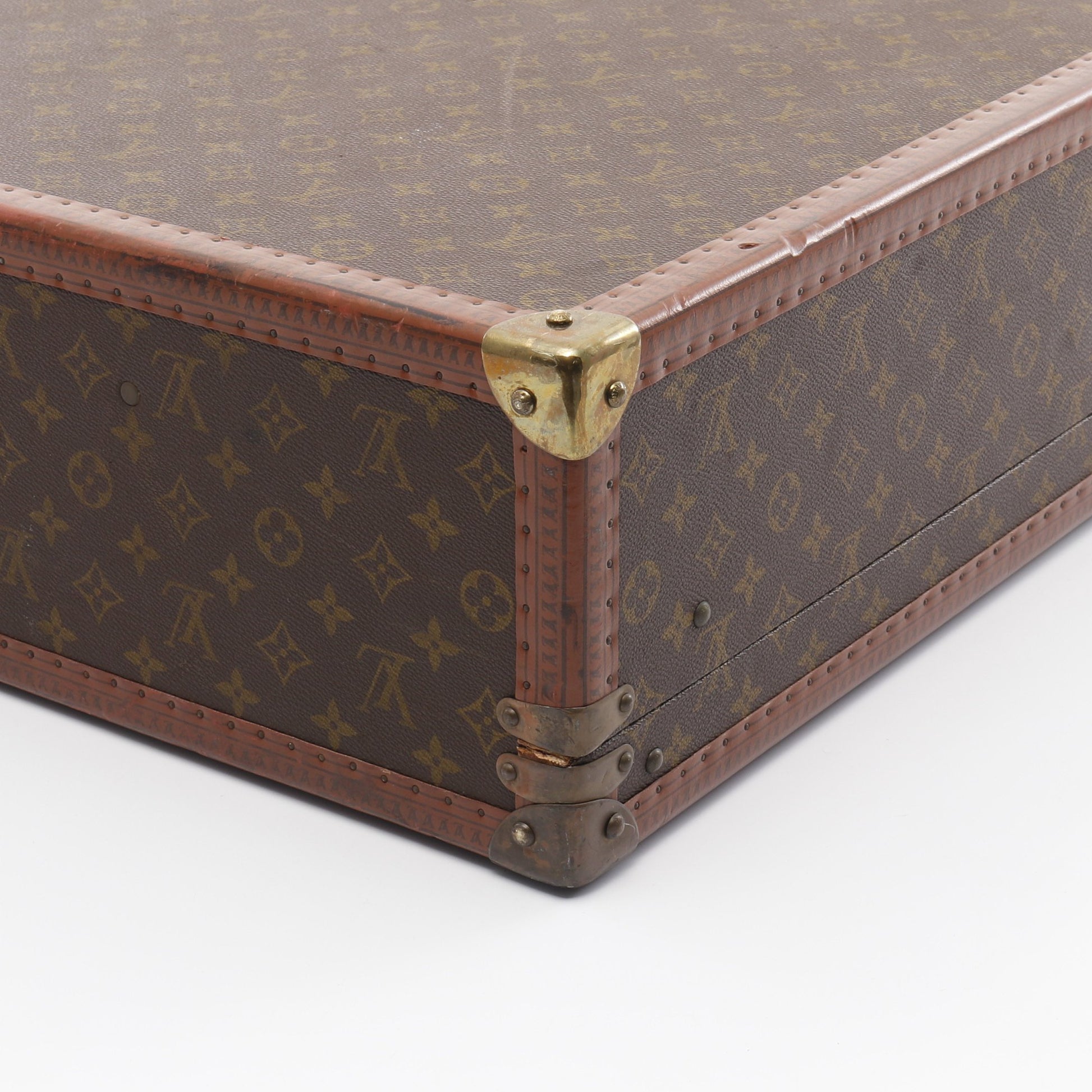 ビステン 70 モノグラム トランク スーツケース PVC レザー ブラウン ルイヴィトン バッグ LOUIS VUITTON
