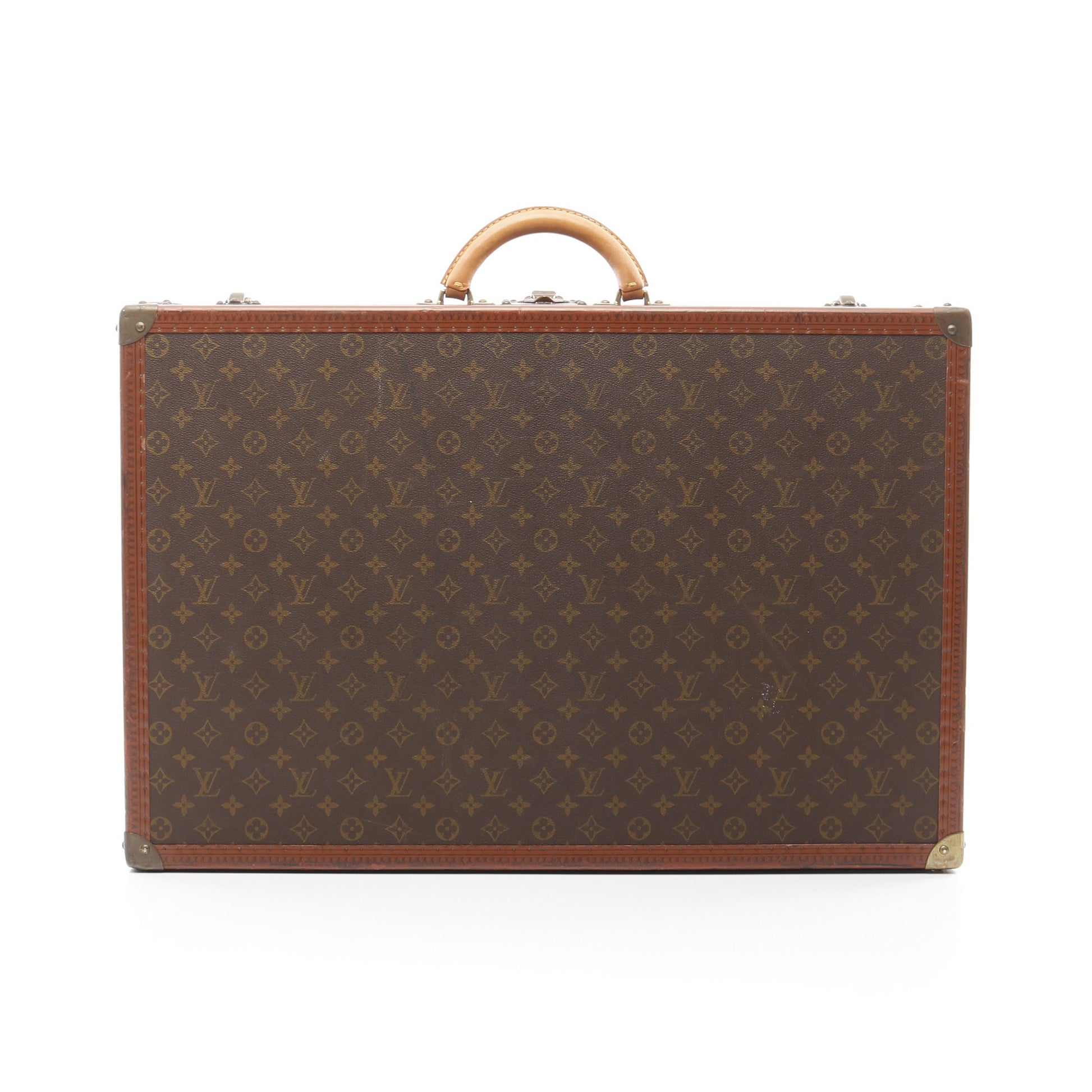 ビステン 70 モノグラム トランク スーツケース PVC レザー ブラウン ルイヴィトン バッグ LOUIS VUITTON