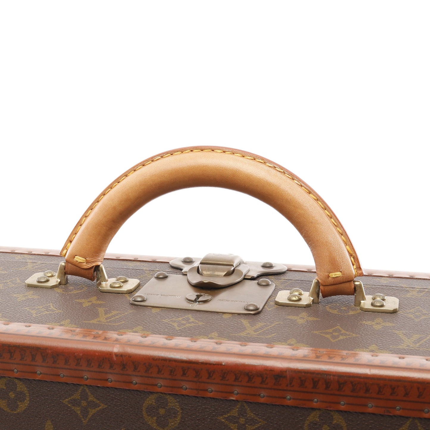 ビステン 70 モノグラム トランク スーツケース PVC レザー ブラウン ルイヴィトン バッグ LOUIS VUITTON
