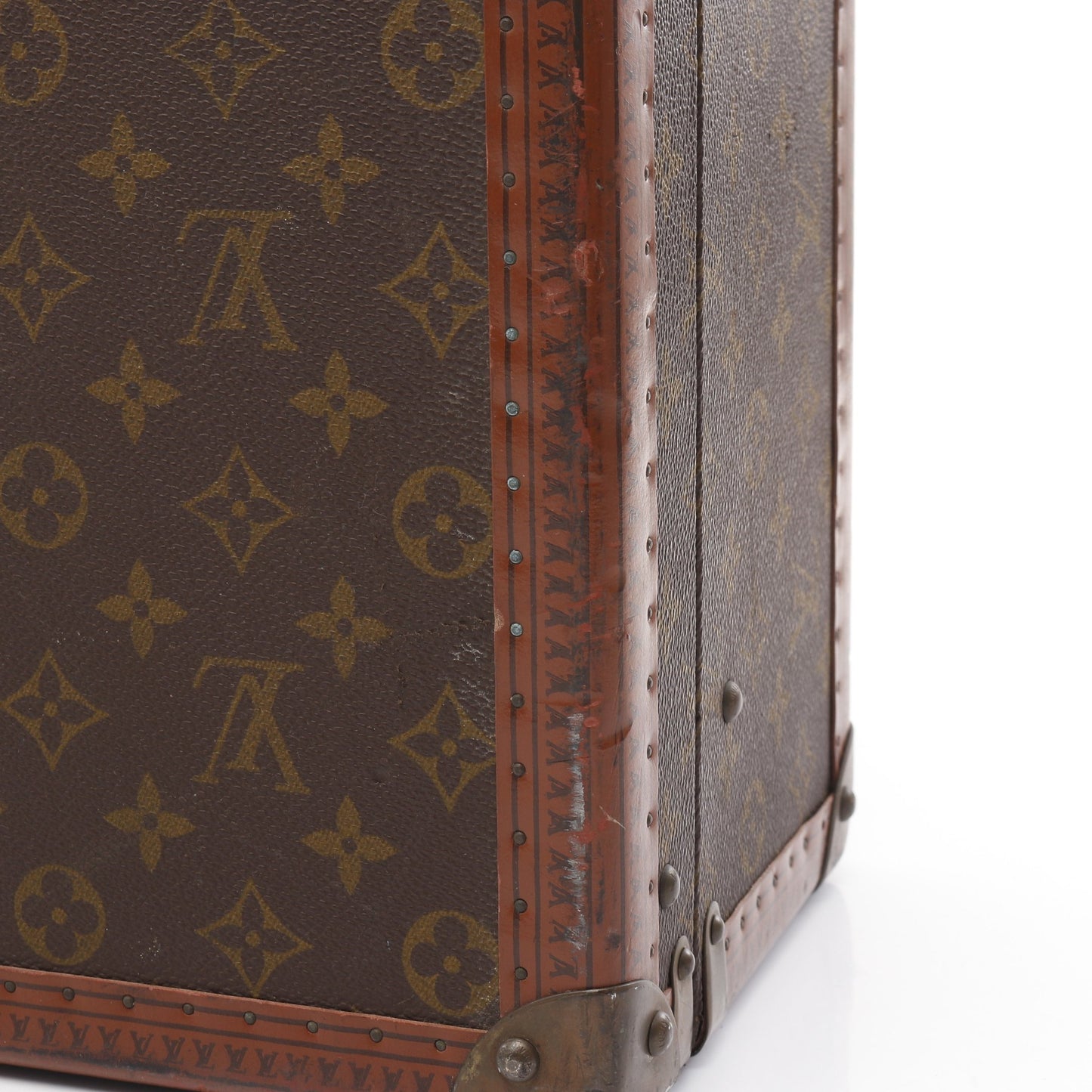 ビステン 70 モノグラム トランク スーツケース PVC レザー ブラウン ルイヴィトン バッグ LOUIS VUITTON