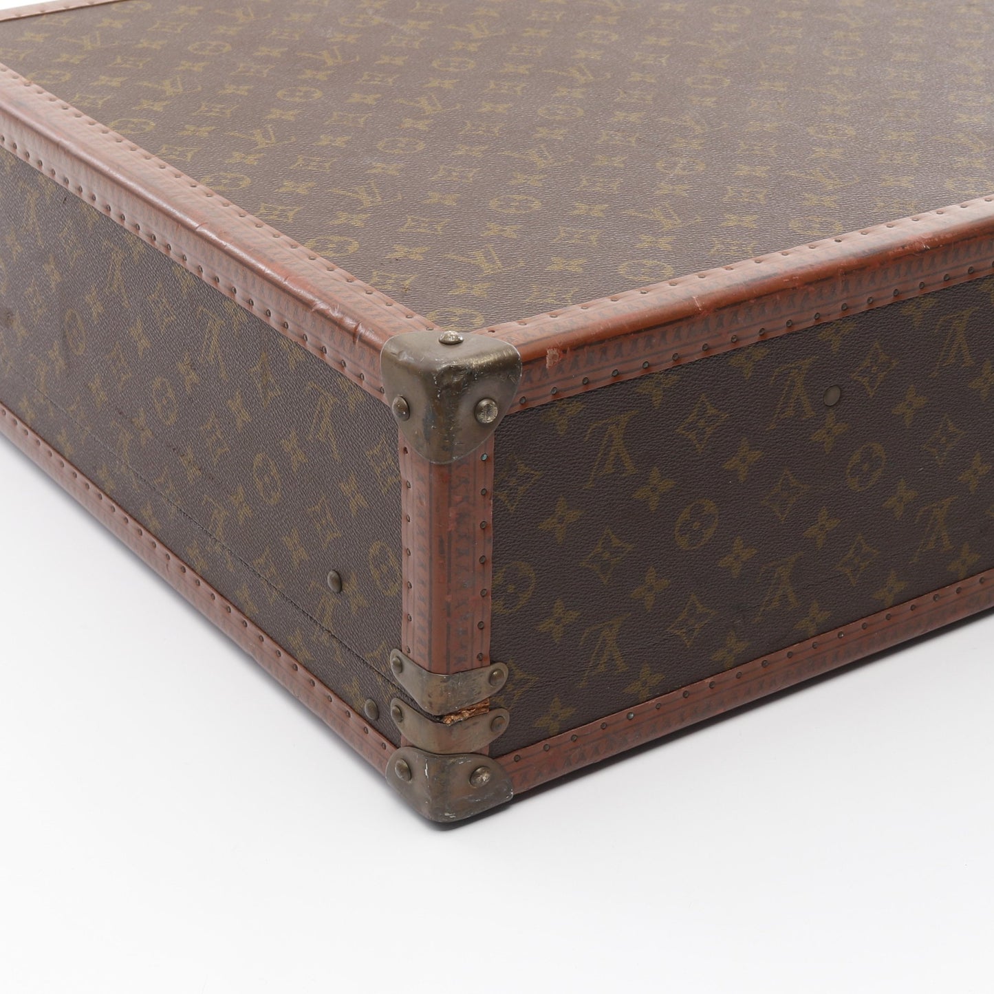 ビステン 70 モノグラム トランク スーツケース PVC レザー ブラウン ルイヴィトン バッグ LOUIS VUITTON