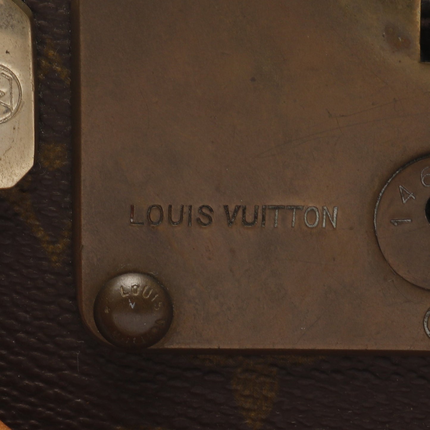 ビステン 70 モノグラム トランク スーツケース PVC レザー ブラウン ルイヴィトン バッグ LOUIS VUITTON