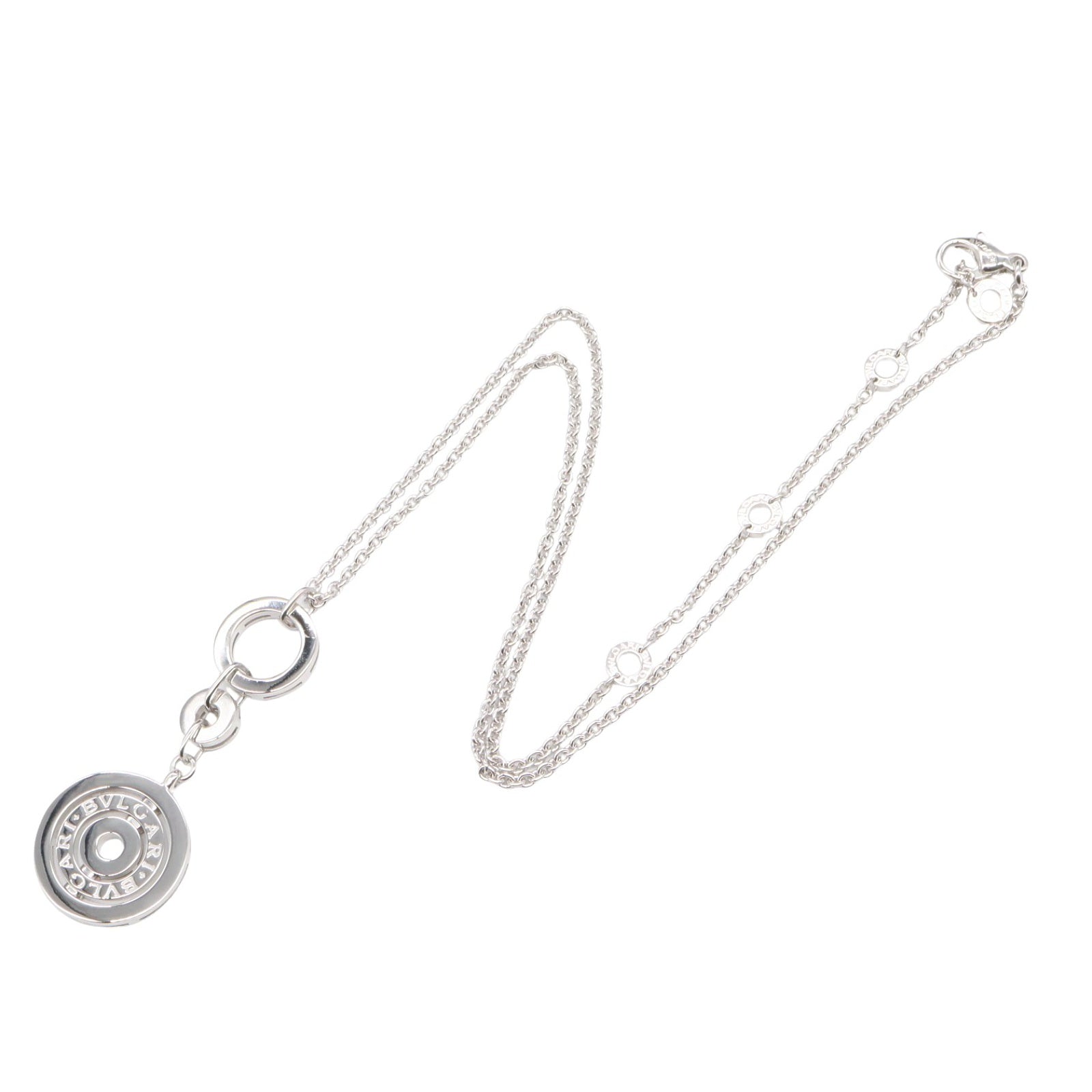 アストラーレチェルキ ネックレス ネックレス K18WG（ホワイトゴールド） シルバー ブルガリ アクセサリー BVLGARI