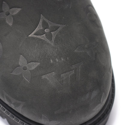 LV × Timberland 6-IN アンクルブーツ ノワール ショート ブーツ ヌバック レザー ブラック ルイヴィトン シューズ LOUIS VUITTON
